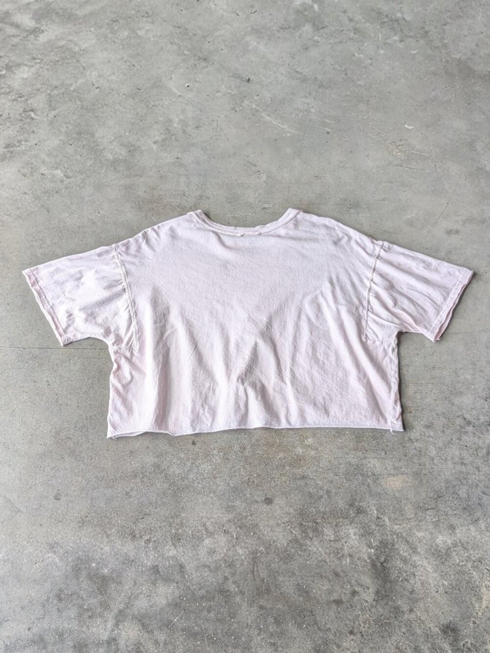 Free People Movement Inspire Tee Oversized Cropped Pastel Pink small - Picture 9 of 9